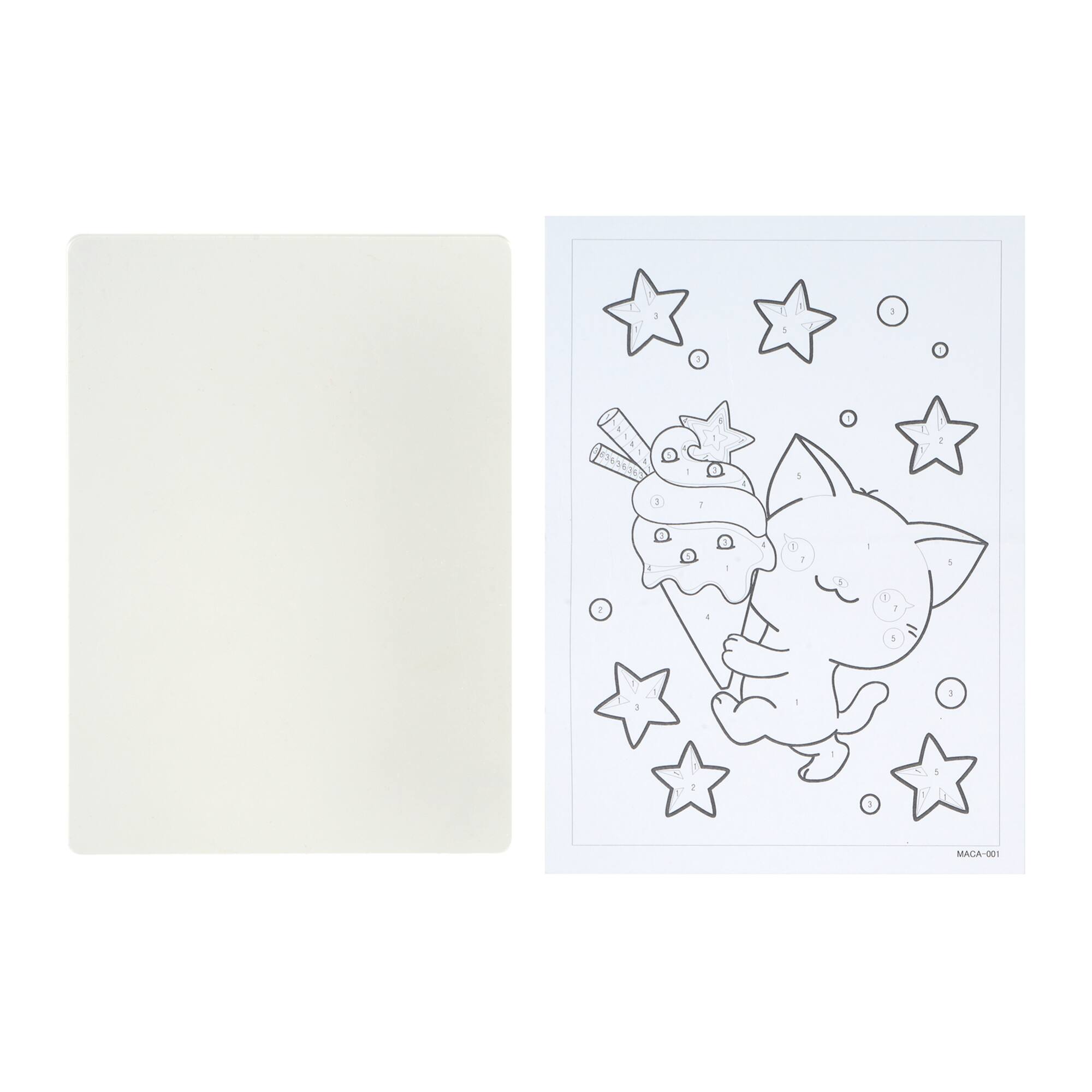 5" x 7" Manga Kitten Paint-by-Number Acrylic Surface Kit by Artist's Loft®